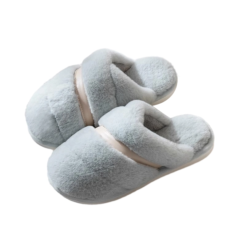 Simple Plush Cotton Shoes for Ladies