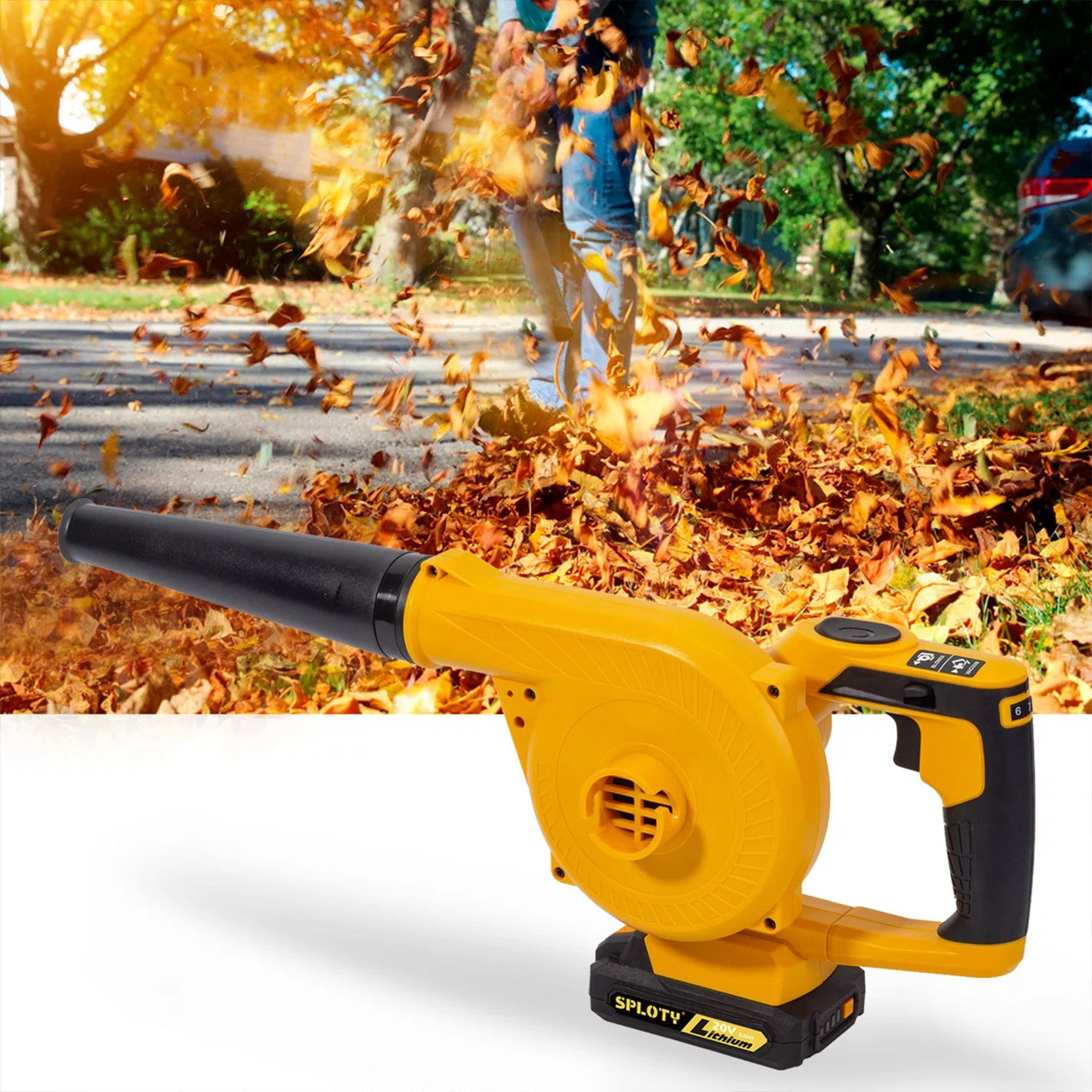 High Pressure Cordless Leaf Blower Industrial Lithium Mini Air Blower Electric Blower High-Quality Blower