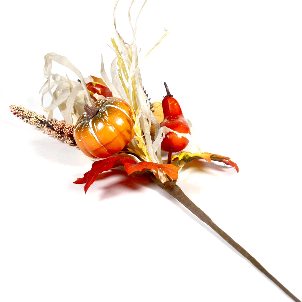 Wedding Halloween Party Home Decor Artificial Floral Hand Made Sprig Harvest Thanksgiving Decorative Autumn Picks