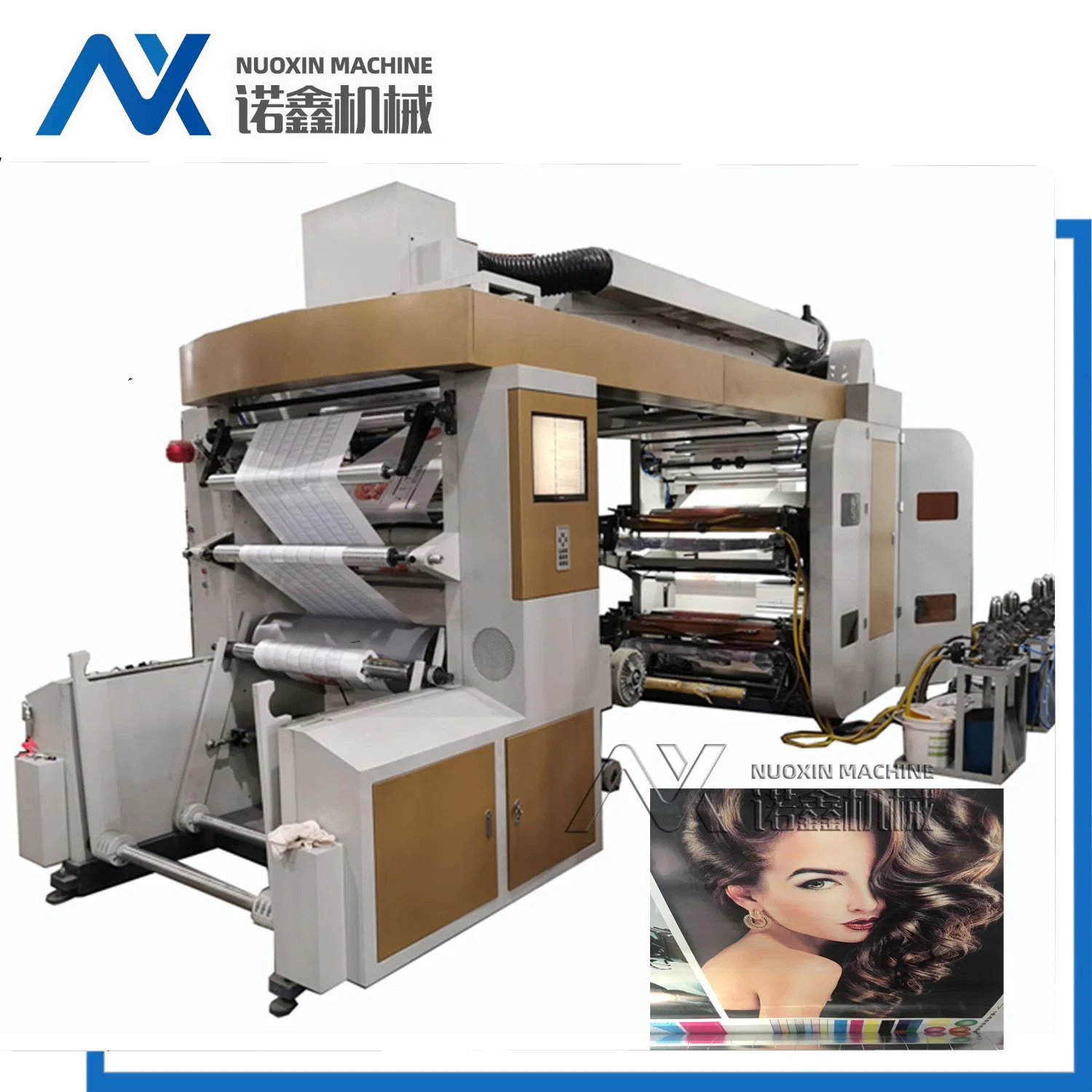 4 Color Alumnium Foil Flexo Printing Machine
