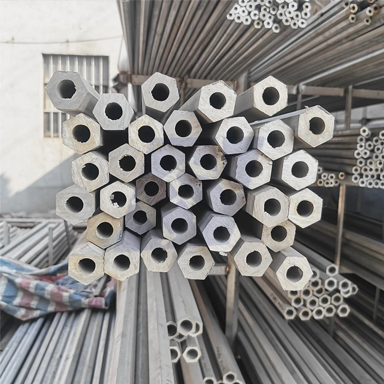 Cold Drawn 300series 400 Series Stainless Steel Hexagonal Pipe / Round Inner Shape Stainless Steel