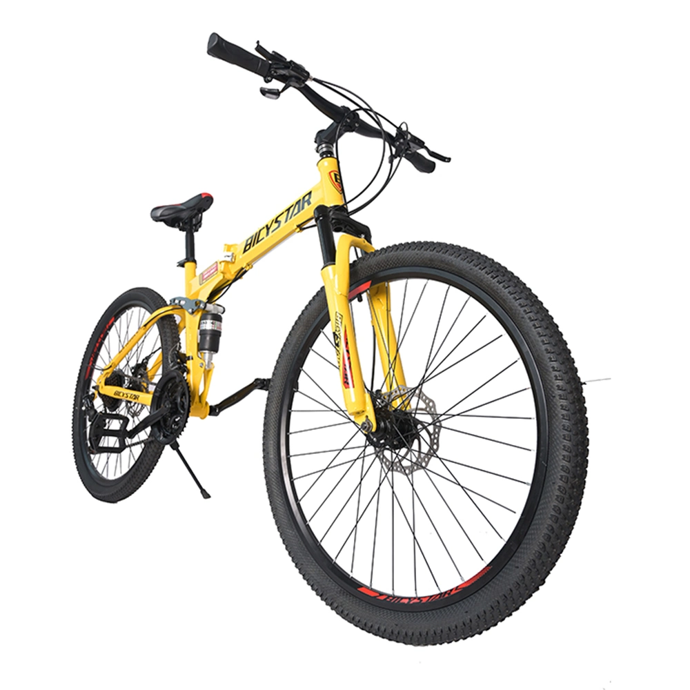 OEM New 26 Folding Mountain Bike Foldable Bicycl Bicystar Brand Mountain Bike Ready to Ship