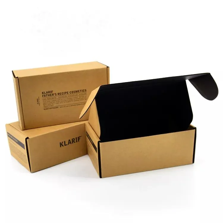 Custom Black Tuck up Cardboard Box Tea Bags Storage Box