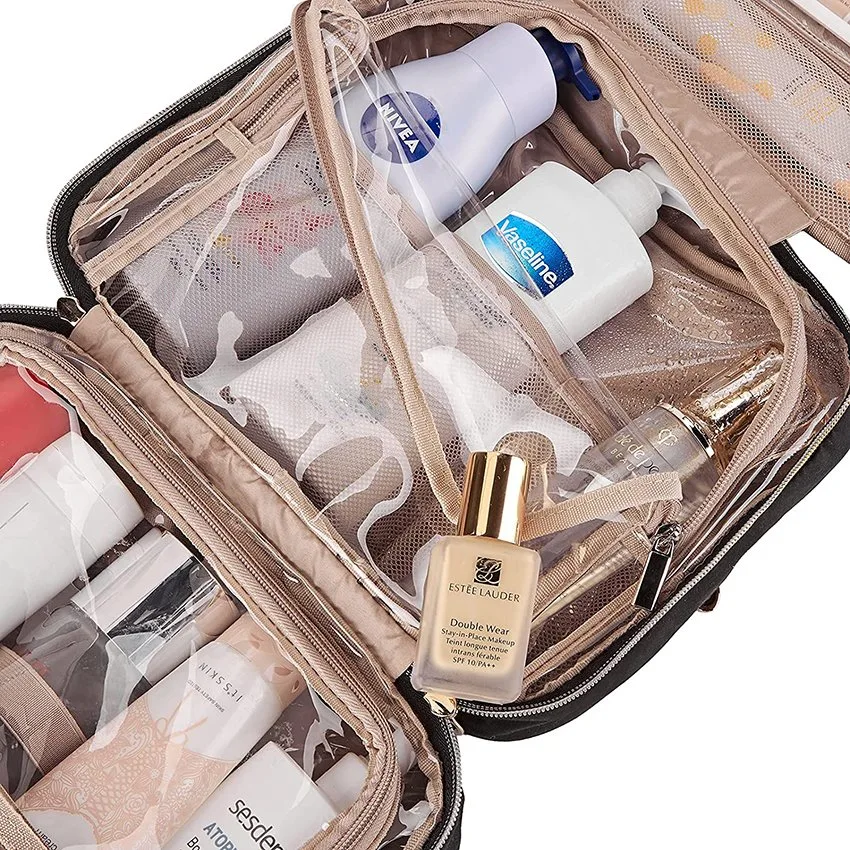 Hängende Reise-Toiletry Bag Organizer, große Make-up Kosmetische Fall für Badezimmer Dusche Toilettebeutel