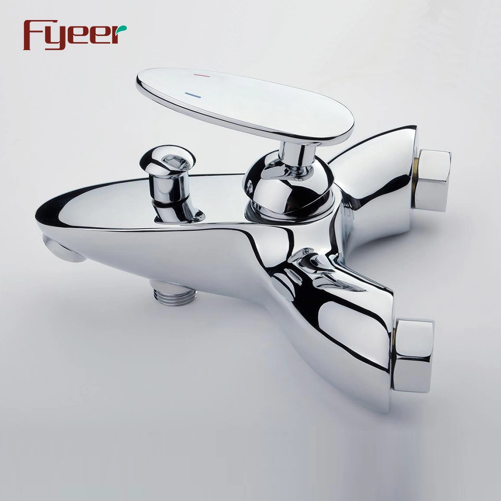 Fyeer Rainfall Bath and Shower Mixer with Handle Shower