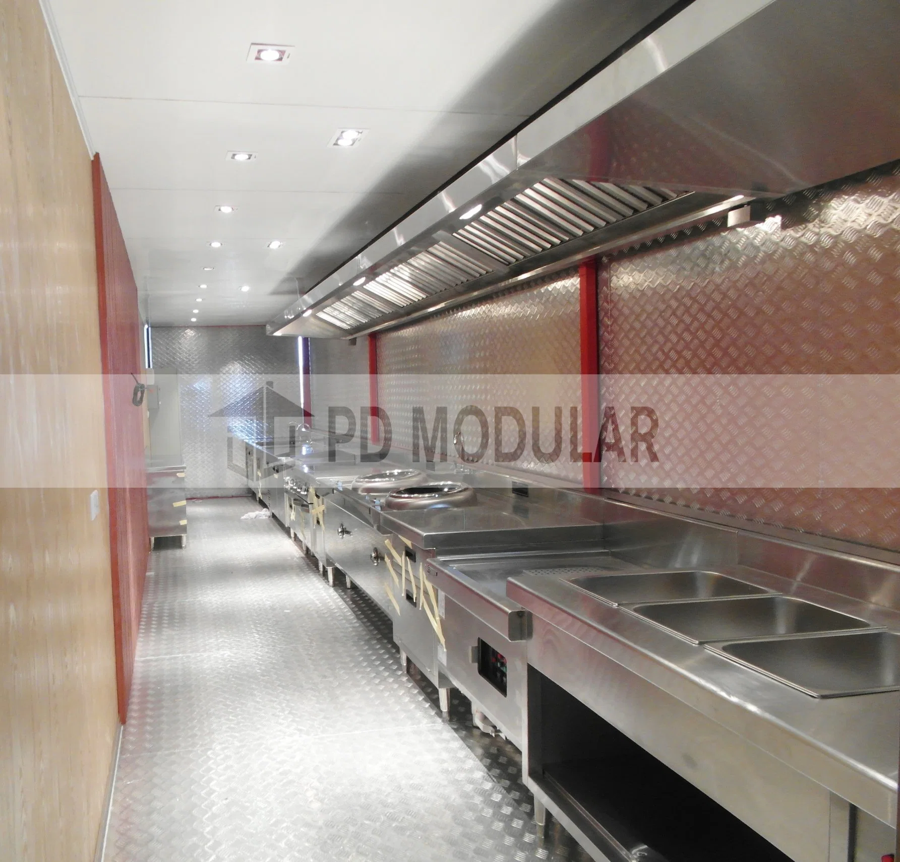 2019 New Prefabricated Mobile Modern Container House Kitchen