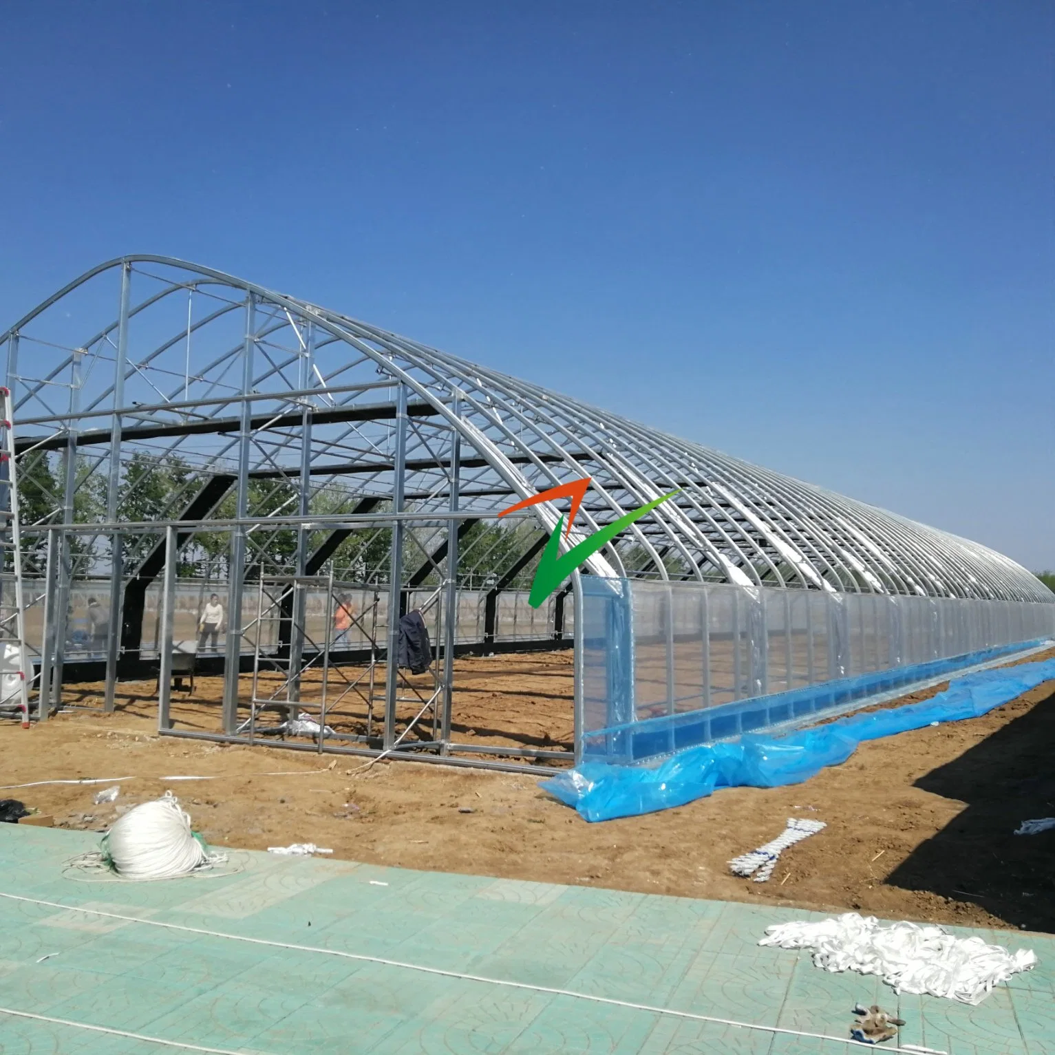 100% Automatic Blackout Light Deprivation Greenhouse Single/Multi-Span Film/ Polycarbonate PC Sheet Greenhouse