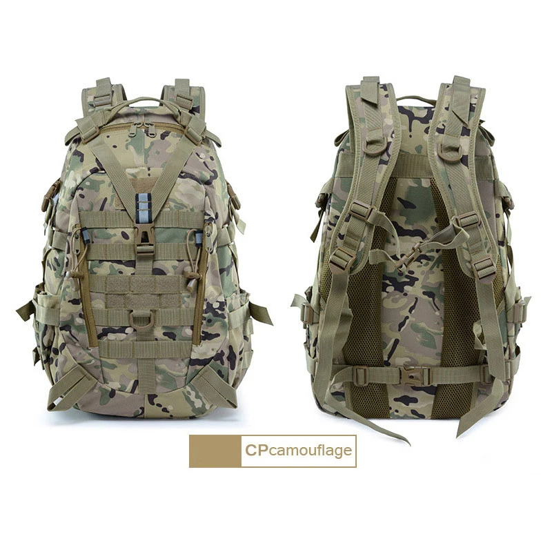 Camo Mochila táctico militar táctico militar marcha Mochila impermeable