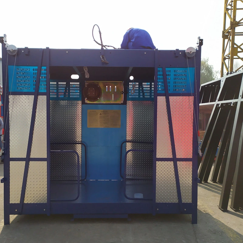 Korean Construction Passenger and Material Hoist Building Elvator Hoist Rack and Pinion Elevator