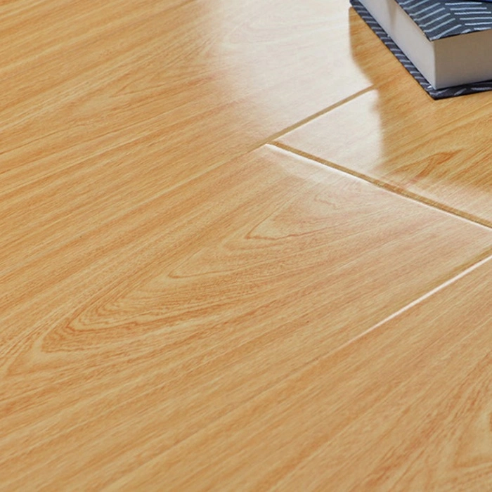 À prova de alto brilho popular piso laminado de madeira para uso interior