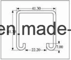 Unistrut Made by HDG Steel Sheet with Clean Ends and Plain Ends (Channel)