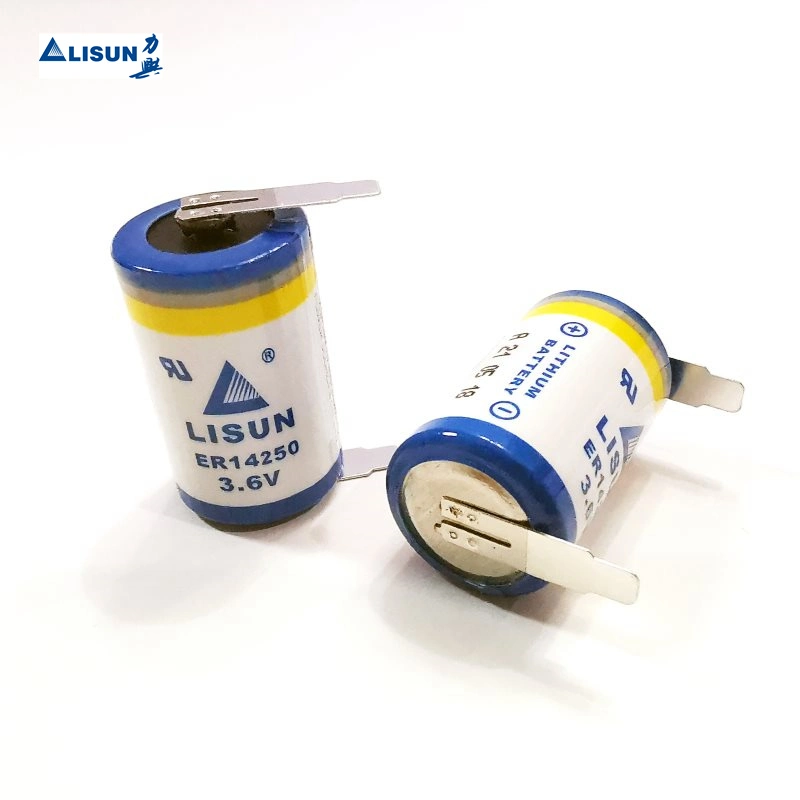 Er18505 2/3A 4000mAh High-Voltage 3.6V Lisun Li-Socl2 Non Rechargeable Cylindrical Battery Power Supply for Many Instument