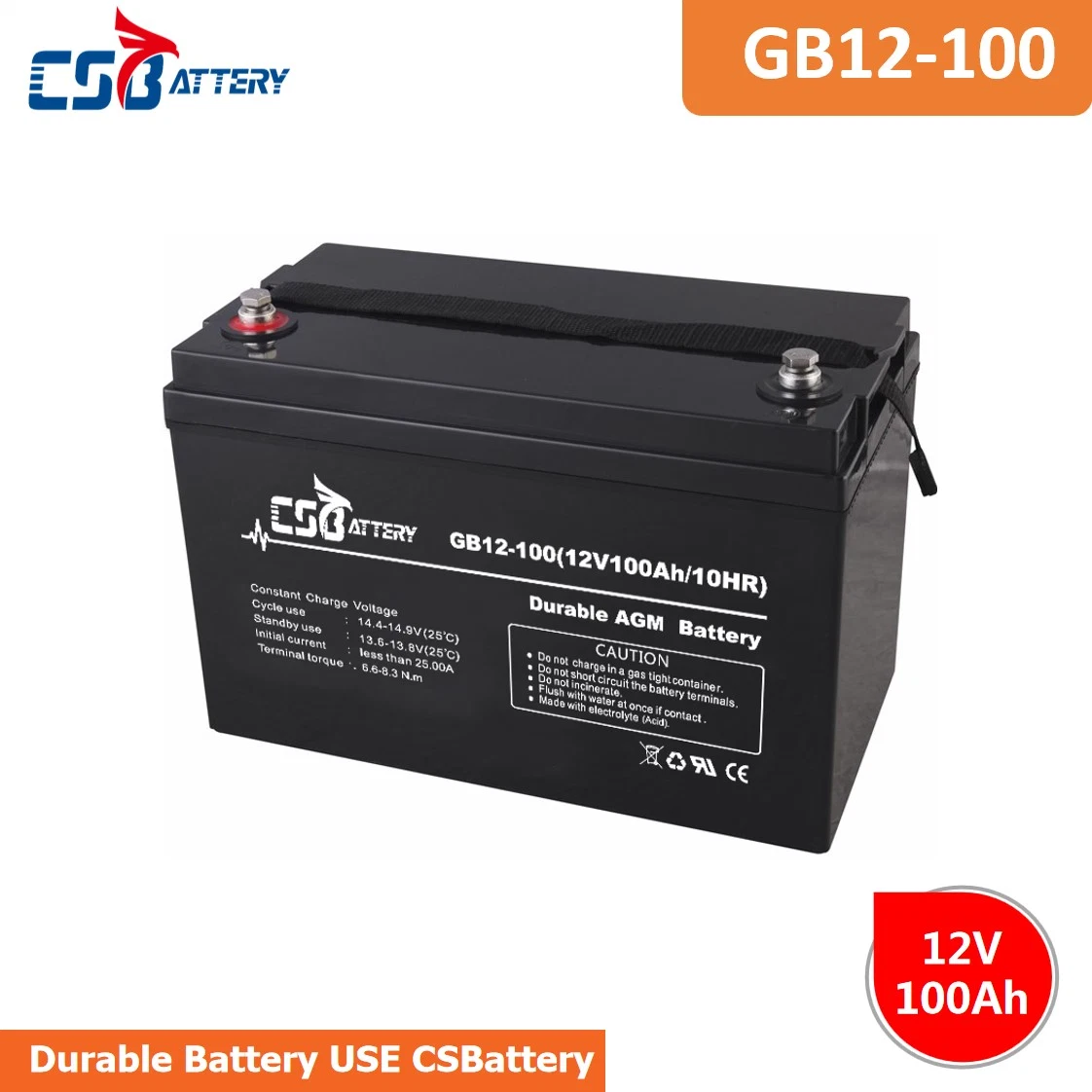 Csbattery 12V90ah maintenance gratuite batterie au plomb VRLA/batterie pour/solaire Up/Home-use-Storage/Boo