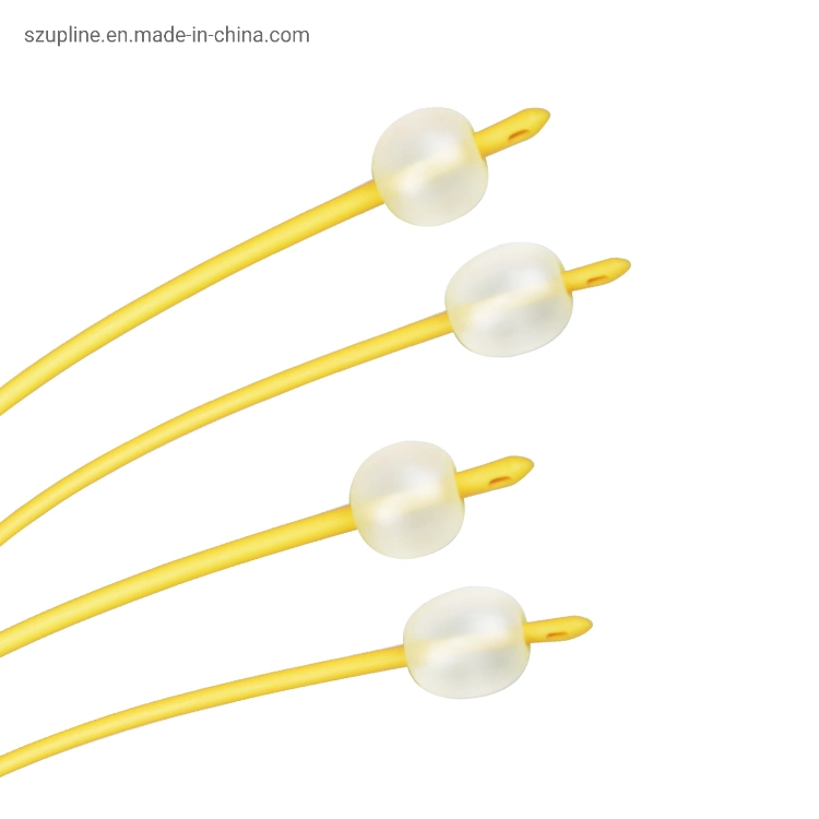 2 Way and 3 Way Silicone Foley Catheter Foley Balloon Catheter with Balloon for Hospital Usage
