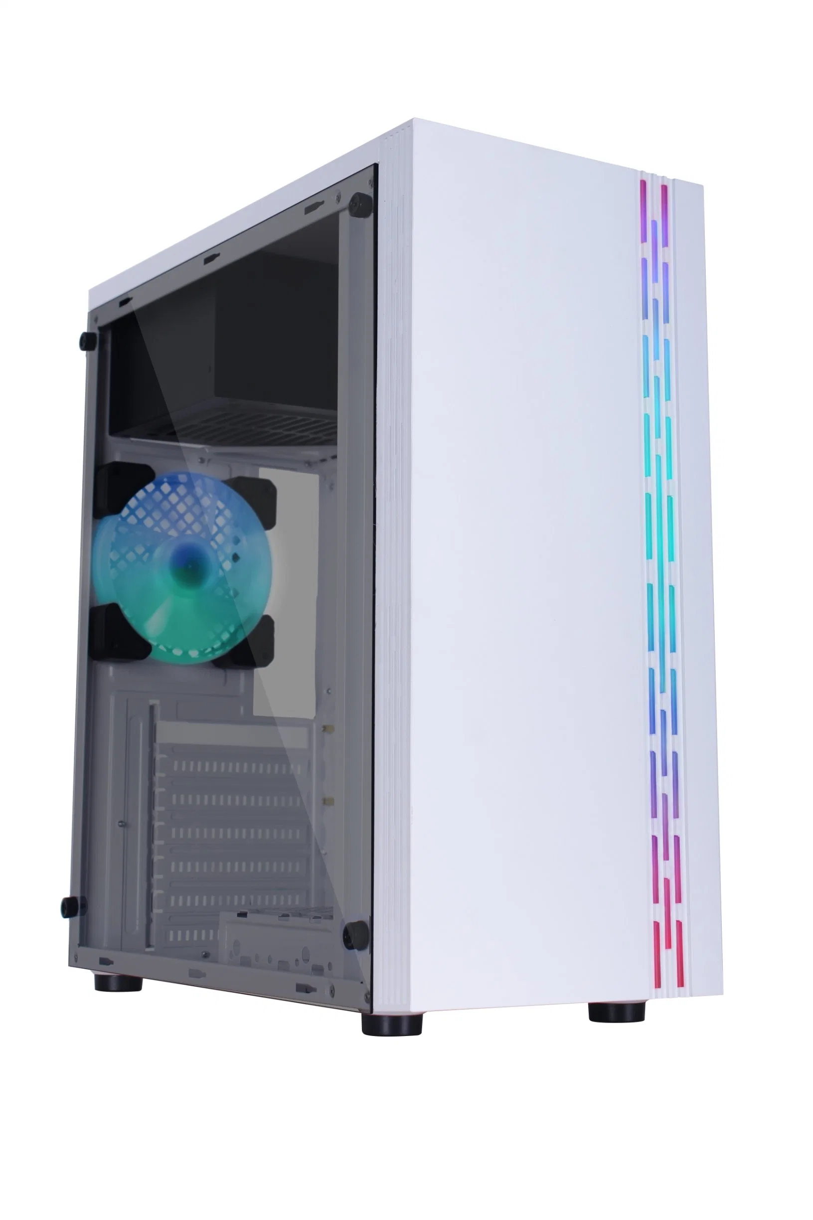 Juegos Lover ATX PC Torre carcasa de ordenador con hermoso brillante Tira DE LED