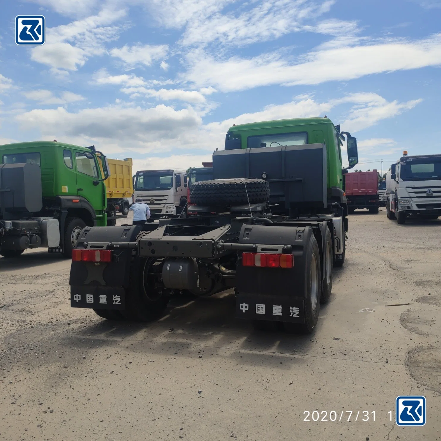 China proveedor/fabricante utiliza HOWO/Hohan/Sinotruk ruedas 371/375Diesel 10 HP Tractor pesado cabeza/camiones de remolque/cabeza