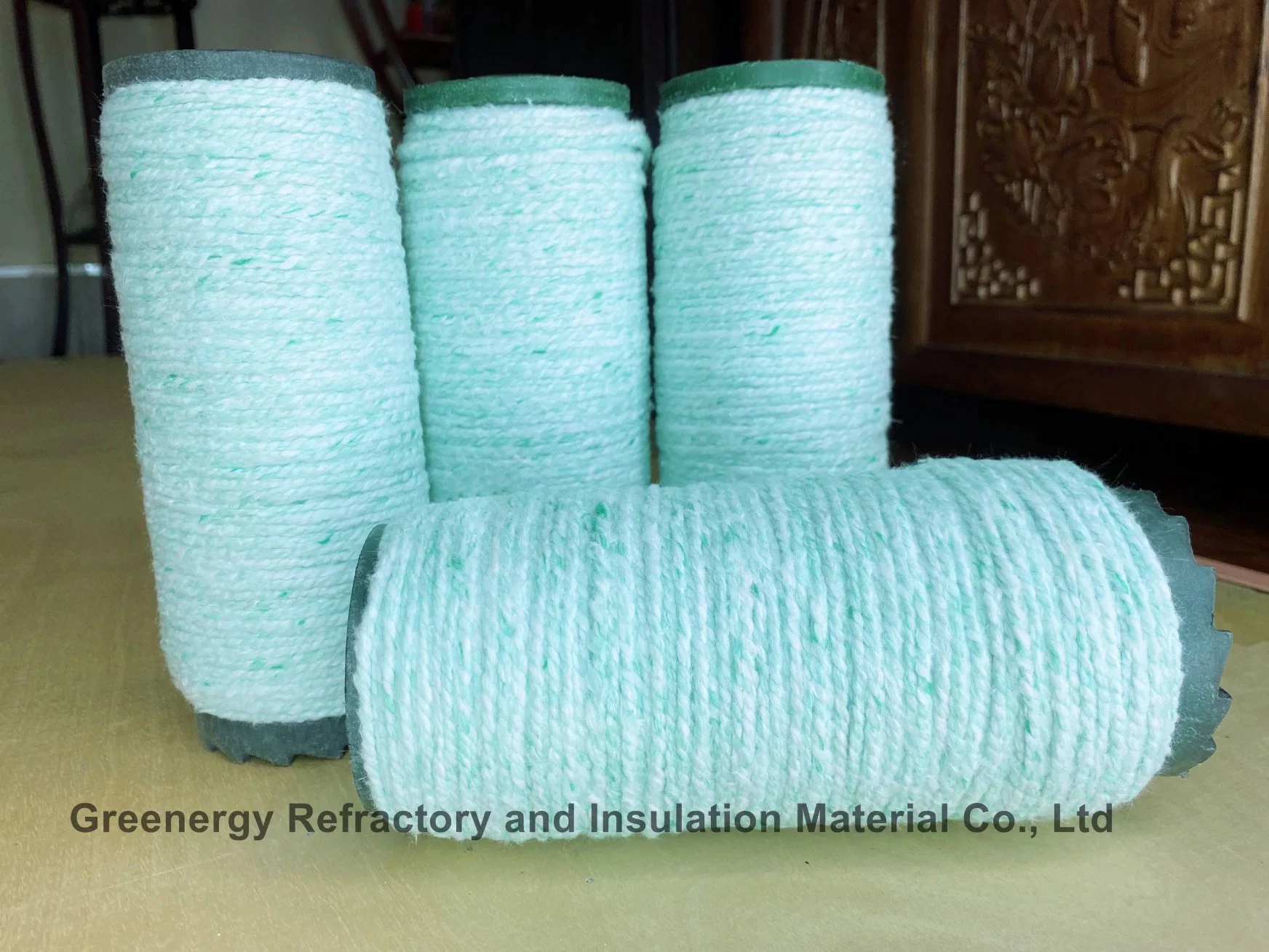 Greenergy Thermal Insulation Bio-Soluble Fiber Textile Yarn Tape Rope Bio Soluble Fiber Yarn