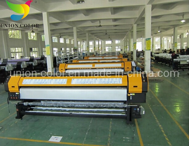 3.2m Large Format Printer Human Qi Jet Solvent Printer Flex Vinyl Sticker PVC Pet Wall Paper Printing Machine Digital Printer Plotter Made in China