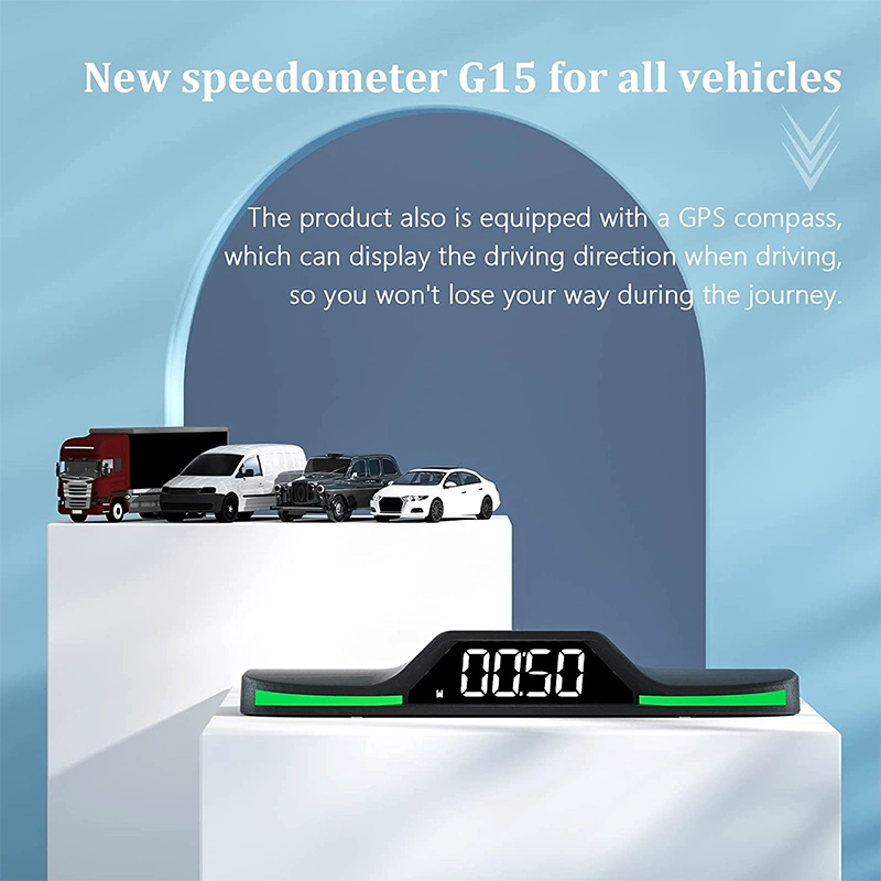 GPS Vehicle Speed Clock Voltage Car Head up Display Hud for All Car