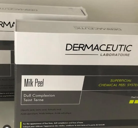 Hot Sale Dermaceutic Milk Peel Body Whitening Lighten Acne Marks Making The Skin Shiny Glutax Skin Whitening