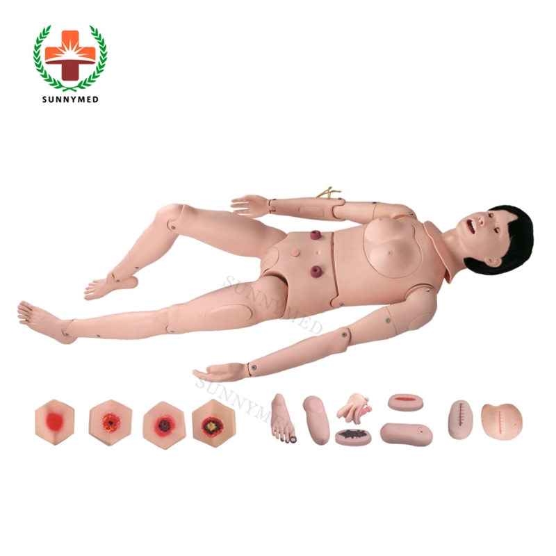 Sy-N03104 hembra médicos maniquí modelo para la formación de enfermería