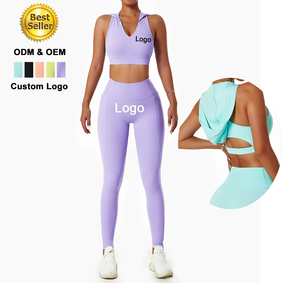 Women Yoga Set Workout Shirts Sport Pants Bra Gym Suits Fitness Crop Top High Waist Running Leggings Sports Sets