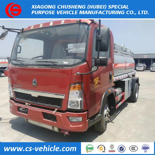 5000liters Aluminium / Carbon Steel Refuel Tank Truck