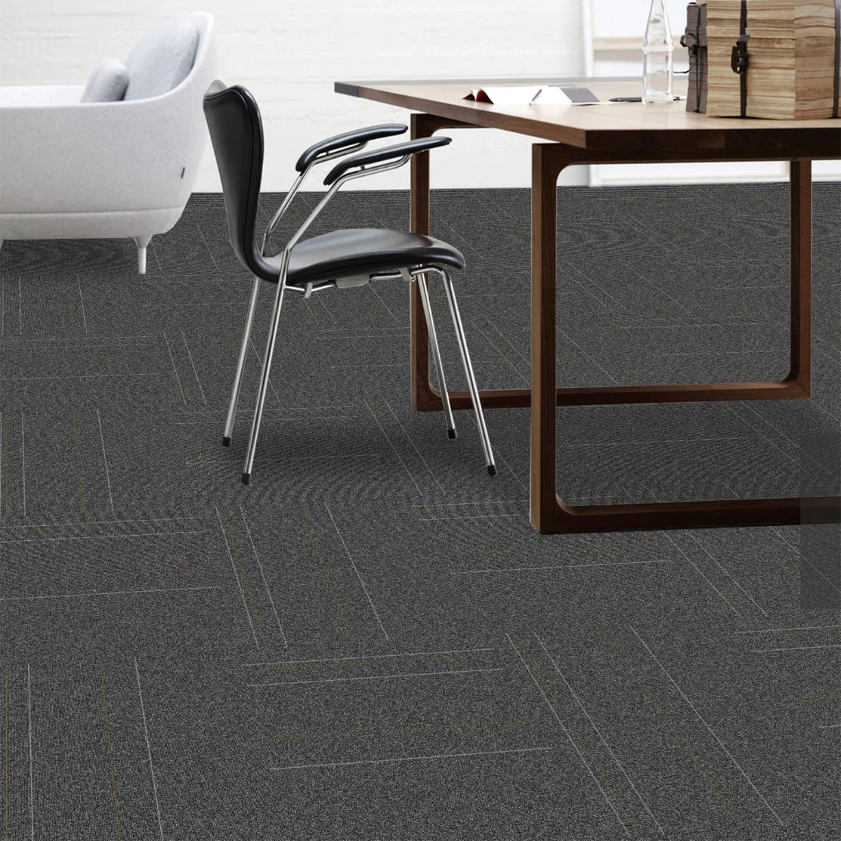 50X50cm Decorative Nylon Carpet Tiles PP Carpet Tiles with Bitumen Backing