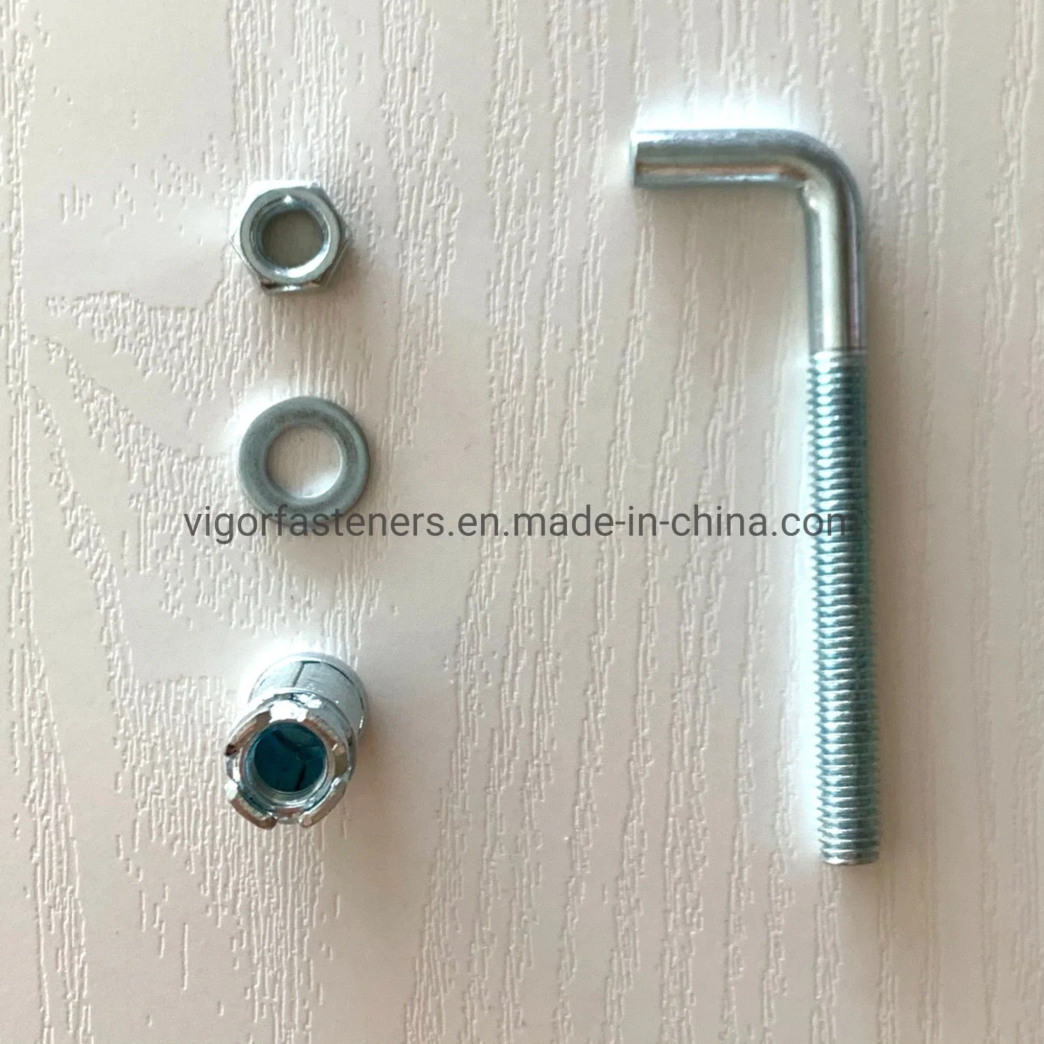 L Type L Shape Anchor 3 Segment 4 Segment Shield Anchor Zinc Plated Metal Steel for Electric Water Heater Expansion Anchor