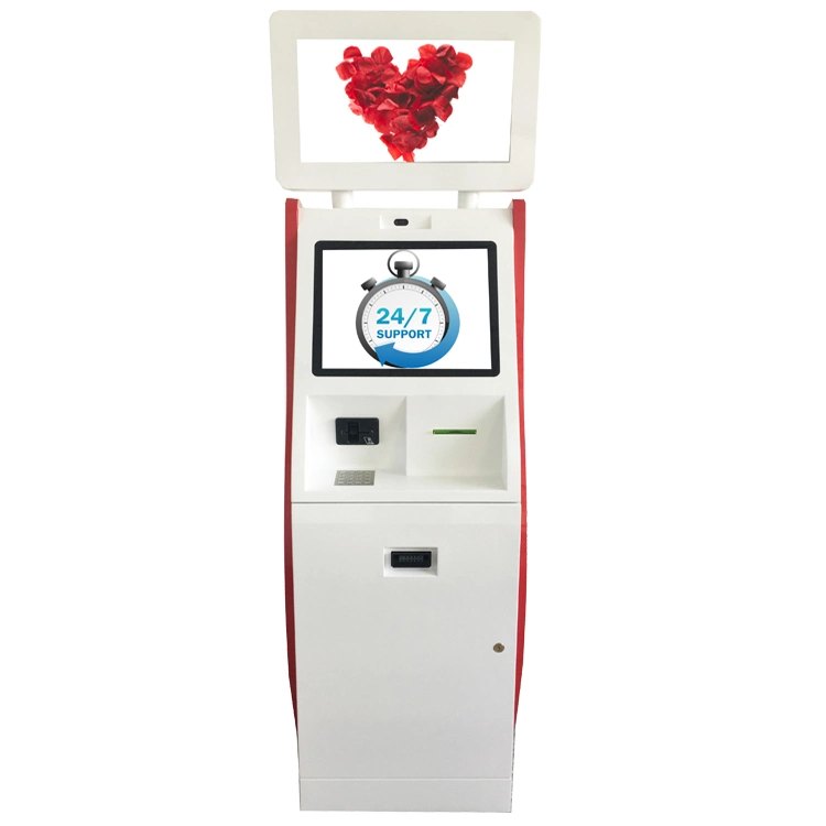 China Indoor Dual Screen Self Service Payment Kiosk