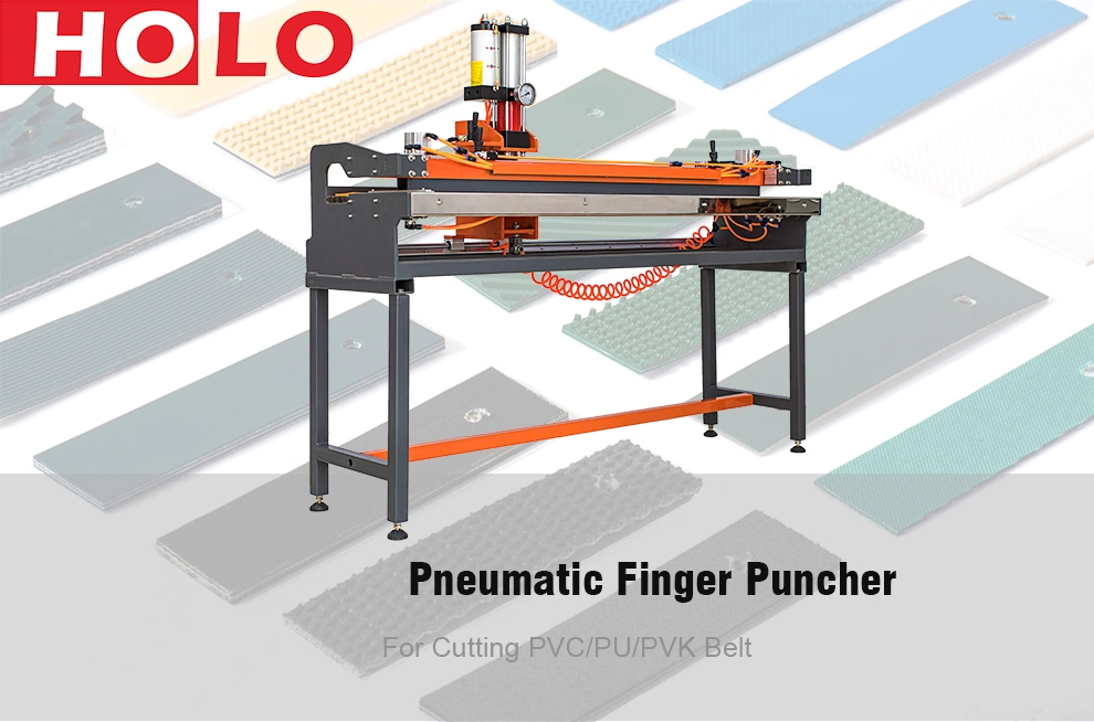 Holo Manual Finger Puncher Conveyor Belt Punching Machine