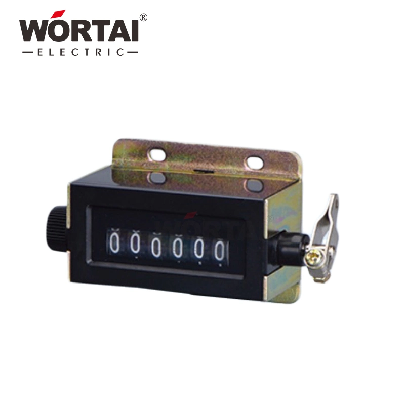 D94-S 6 Digital Mechanical Rotary Counter Pull Meter Counter