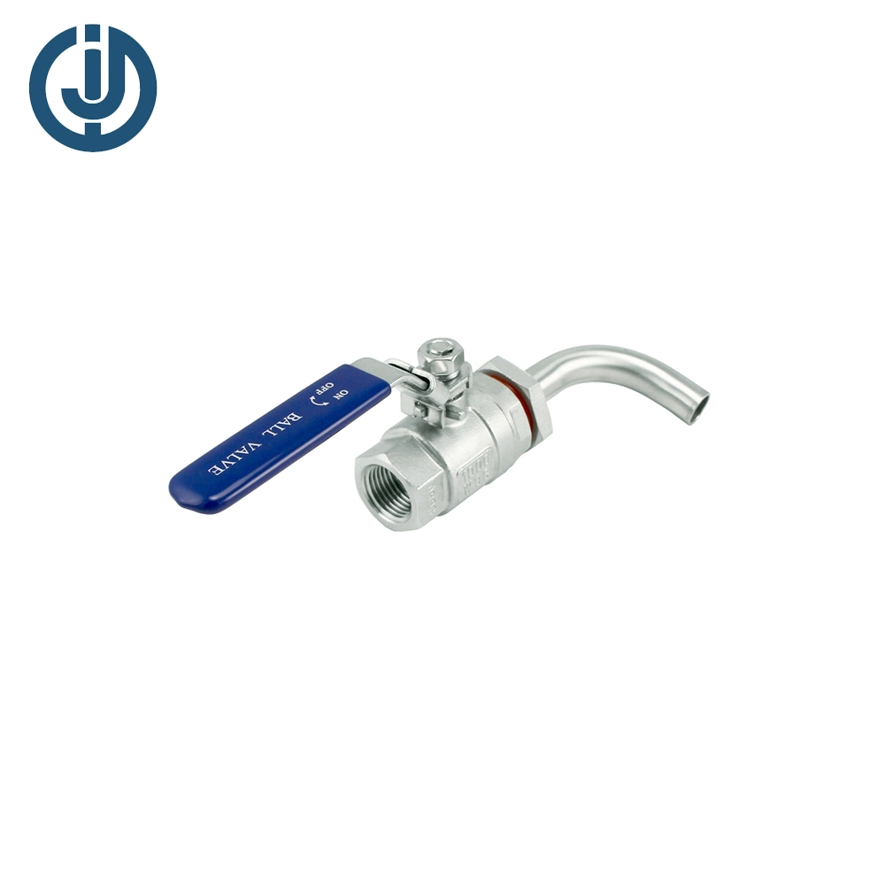 Stainless Steel Sanitary Low Pressure 90 Degree Angle Rotating Racking Arm Valve