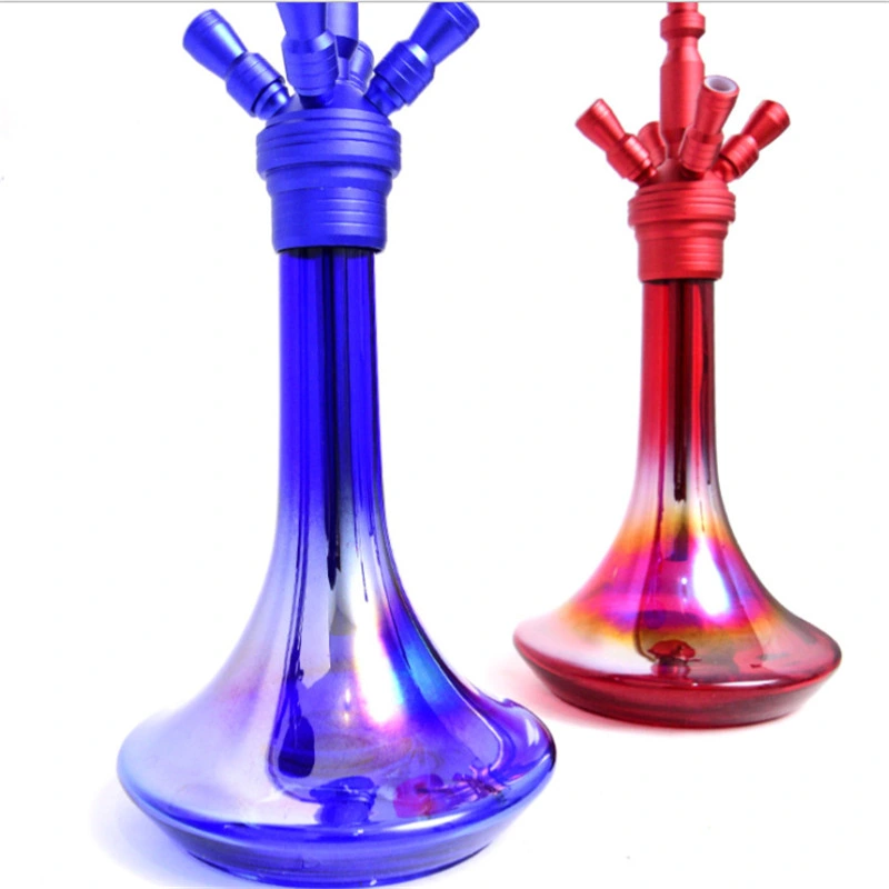 Design exclusivo China Hookah Shisha portátil de luxo com 4 tubo de borracha