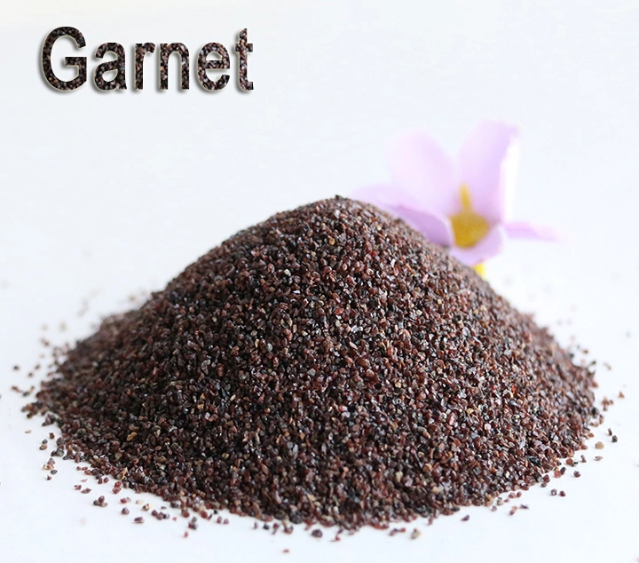 Natural Red Garnet 30/60 Mesh 80mesh Sand Blasting Garnet