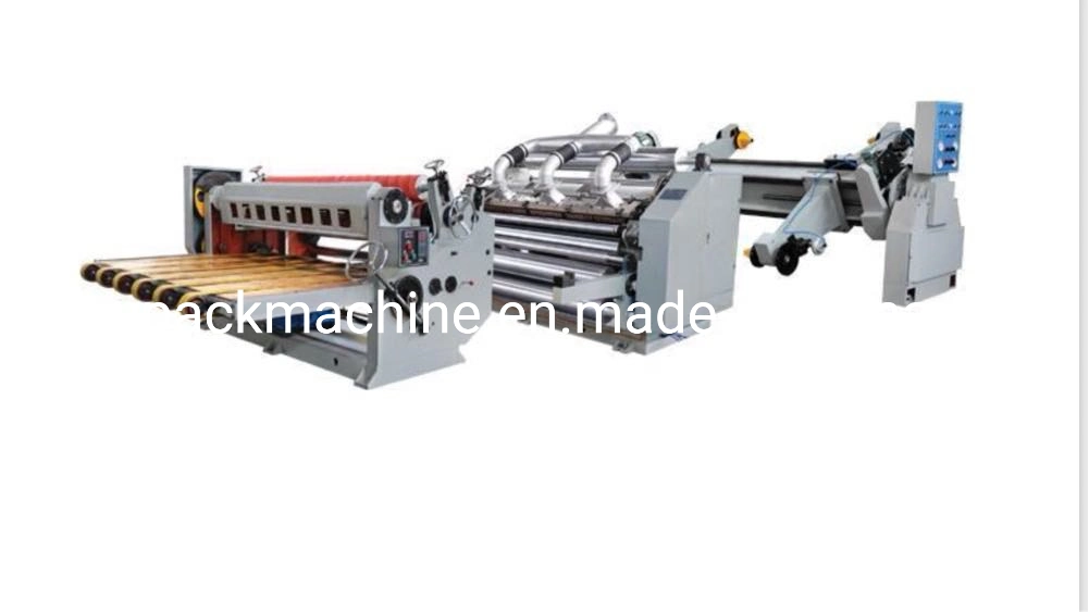 Single Face Corrugated Paper Cardboard Machine Production Line