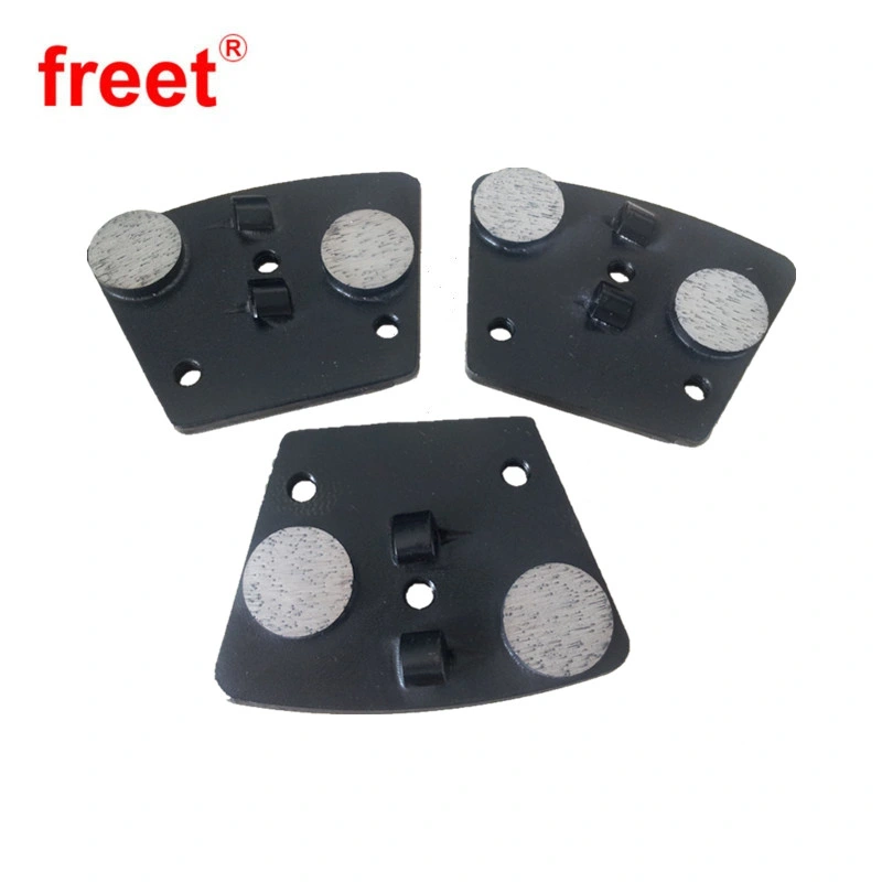 Factory Trapezoid Diamond Grinding Shoes Plate 30# Grind Tool for Epoxy Floor