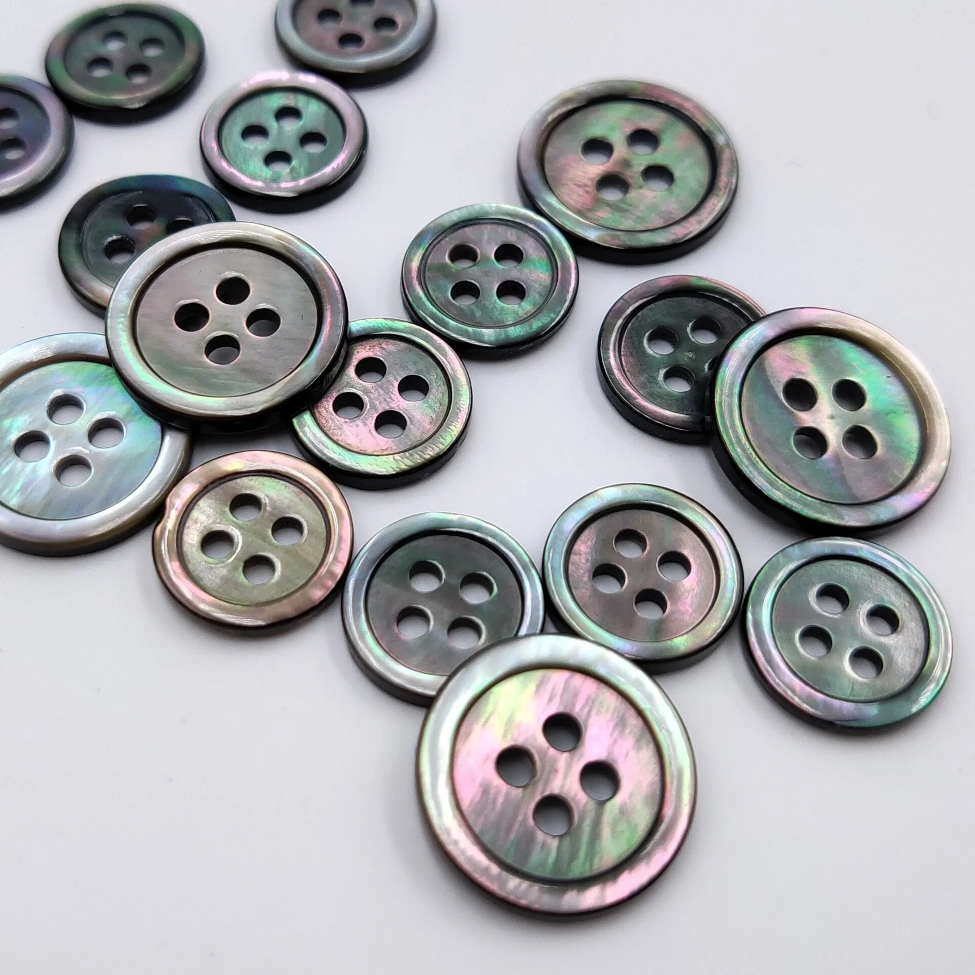 Grey Mother of Pearl Button for Clothing