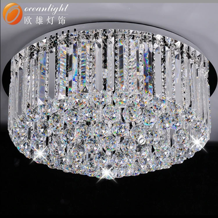 Crystal Lamp Stainless Steel New Chandeliers Ceiling Light Om8320 Dia60cm