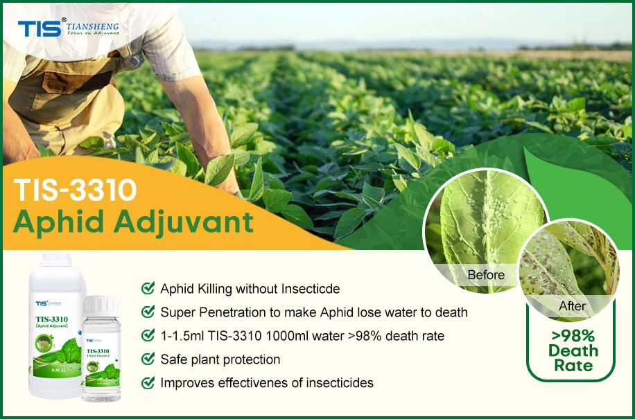 Tis-3310 Non Ionic Agrochemical Agent Botanical Pesiticide 70% Aphids Control Rate Adjuvant CAS 68002-97-1