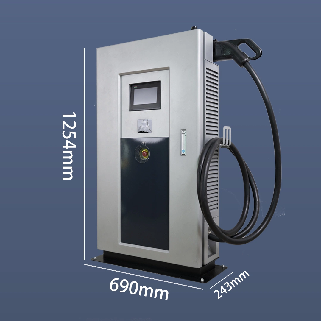 Gbt CCS Chademo 30kw Fast DC EV Charger Two Gun EV Car Charging Station