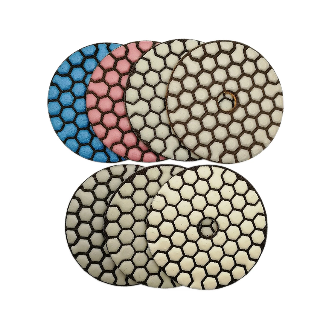 3"/80mm Diamond Resin Bond Dry Polishing Pads for Granite & Marble