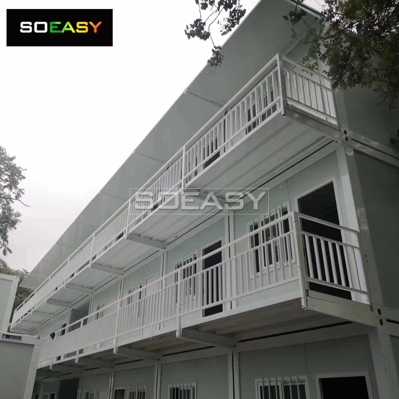 Hotel Labor House Prefabricated Sandwich Panel Flat Pack Container Buildings with Low Price