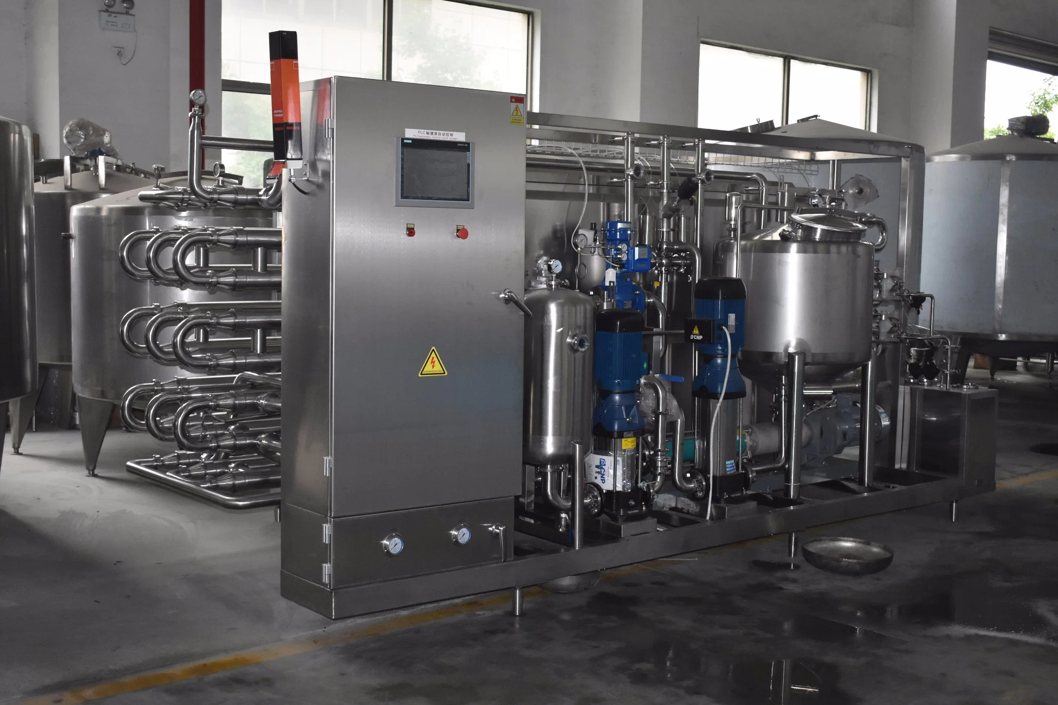 1000 Liters Per Hour Fully Automatic Control Tube Type Uht Sterilizer Machine for Milk Juice Tea Beverage Dairy Drink