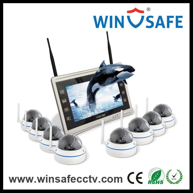 4CH WiFi NVR with 4 PCS WiFi IP Camera Home NVR Kits