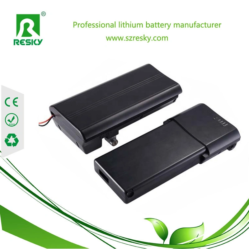 36V 12.8ah Rear Rack Ebike Samsung LG Li Ion Battery