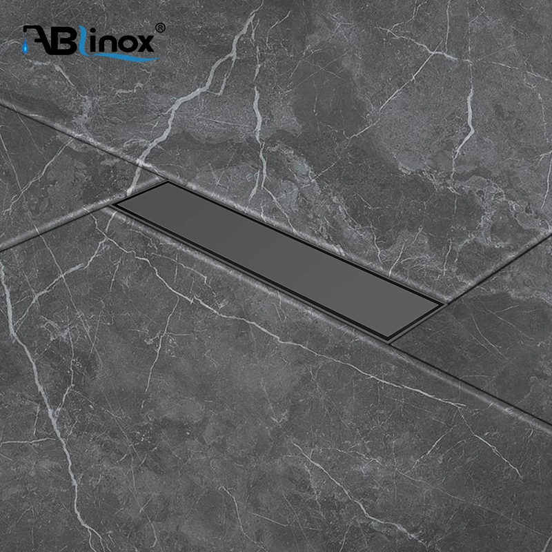 Ablinox New Design 304 Matte Black Stainless Steel Drain Floor