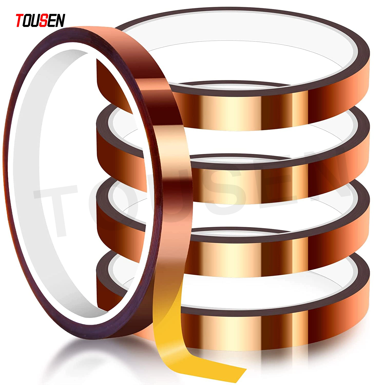 Tousen Polyimide Tape Heat Resistant Tape Thermal Tape for Masking Protection Good Endurance Die-Cuting Customized