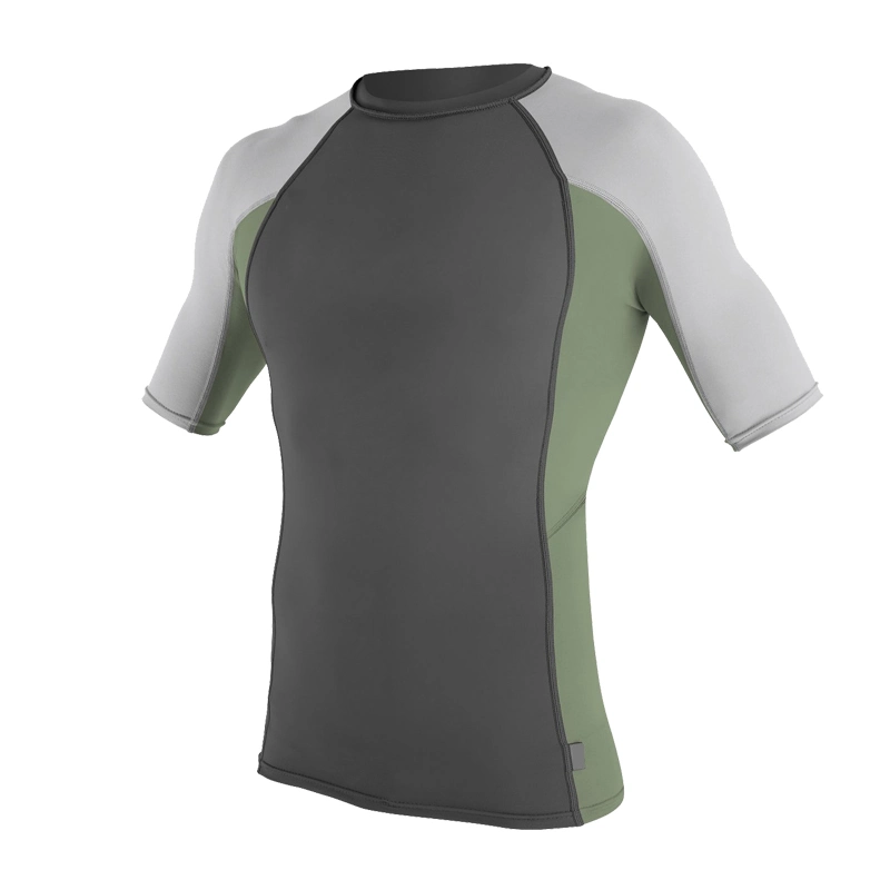 Spandex Surfing UV Protection Short Sleeve Men Rash Guard