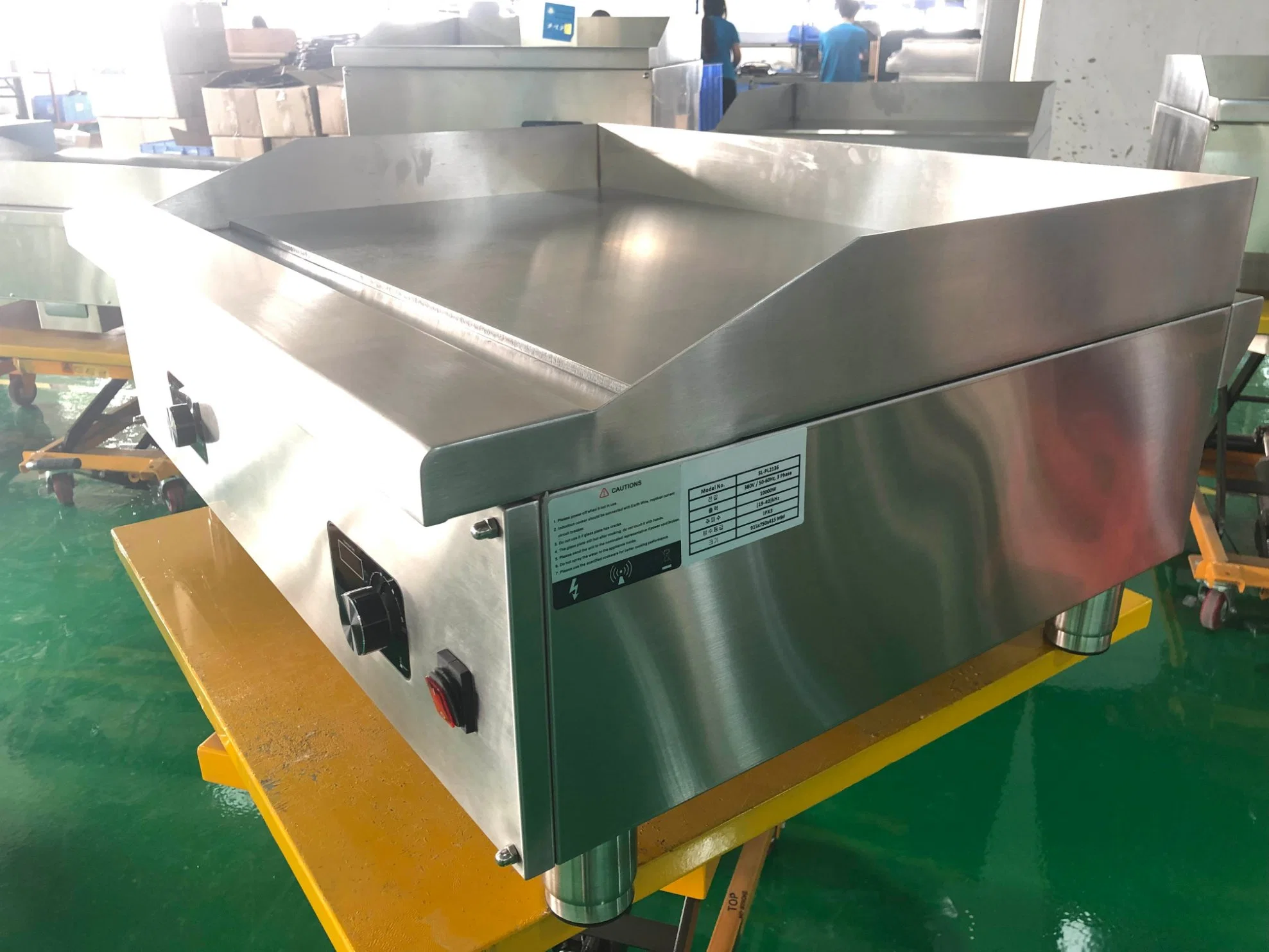 Hot vender Encimera Parrilla Industrial/ Hotel Gas equipos Griddle